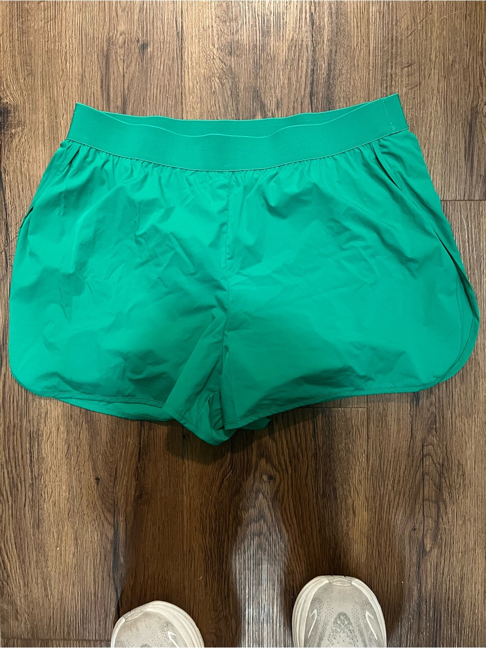 Women's Athletic Shorts — Vibrant Green Performance Shorts